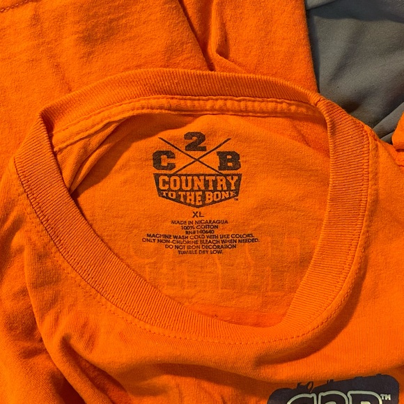 C2B Country To The Bone Long Sleeve Back Graphic Long Sleeve T-Shirt XL - Picture 6 of 6